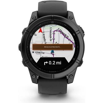 Смарт-часы Garmin Fenix E 47mm AMOLED Slate Gray Steel with Black Silicone Band (010-03025-03/01) - фото 2 Смарт-часы Garmin Fenix E 47mm AMOLED Slate Gray Steel with Black Silicone Band (010-03025-03/01) - фото 2