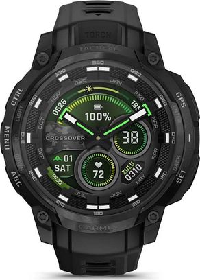 Смарт-годинник Garmin Instinct Crossover AMOLED Tactical Black with Black Silicone (010-03398-02/42) - фото 3 Смарт-годинник Garmin Instinct Crossover AMOLED Tactical Black with Black Silicone (010-03398-02/42) - фото 3
