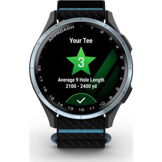 Смарт-часы Garmin Approach J1 Cloud Blue with Black/Azure Band (010-03898-00) - фото 6 Смарт-часы Garmin Approach J1 Cloud Blue with Black/Azure Band (010-03898-00) - фото 6