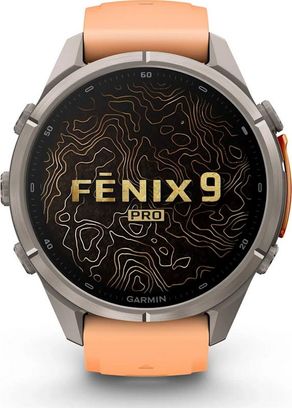 Смарт-часы Garmin Fenix 9 Pro inReach 43mm Titanium with Shell Pink/Autumn Orange Silicone Band (010-04335-00/01) - фото 2 Смарт-часы Garmin Fenix 9 Pro inReach 43mm Titanium with Shell Pink/Autumn Orange Silicone Band (010-04335-00/01) - фото 2