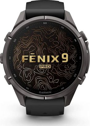 Смарт-часы Garmin Fenix 9 Pro 43mm Carbon Gray DLC Titanium with Black/Pebble Gray Silicone Band (010-04335-15/16) - фото 2 Смарт-часы Garmin Fenix 9 Pro 43mm Carbon Gray DLC Titanium with Black/Pebble Gray Silicone Band (010-04335-15/16) - фото 2