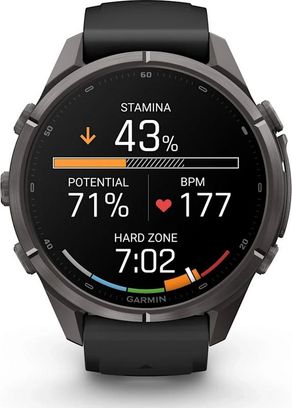 Смарт-часы Garmin Fenix 9 Pro 43mm Carbon Gray DLC Titanium with Black/Pebble Gray Silicone Band (010-04335-15/16) - фото 3 Смарт-часы Garmin Fenix 9 Pro 43mm Carbon Gray DLC Titanium with Black/Pebble Gray Silicone Band (010-04335-15/16) - фото 3