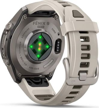Смарт-часы Garmin Fenix 9 Pro 43mm Titanium with Fog Gray/Dark Sandstone Silicone Band (010-04335-85/86) - фото 7 Смарт-часы Garmin Fenix 9 Pro 43mm Titanium with Fog Gray/Dark Sandstone Silicone Band (010-04335-85/86) - фото 7