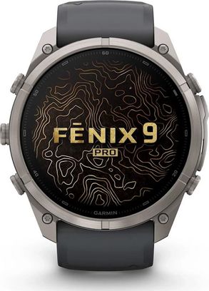 Смарт-часы Garmin Fenix 9 Pro inReach 51mm Titanium with Graphite/Black Silicone Band (010-04337-20/21) - фото 2