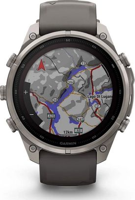 Смарт-часы Garmin Fenix 9 Pro Solar 47mm Titanium with Pebble Gray/Silver Gray Silicone Band (010-04338-05/06) - фото 3