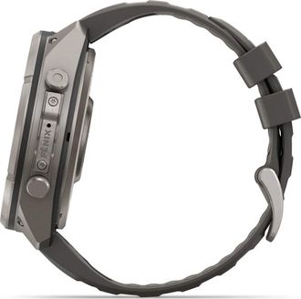 Смарт-часы Garmin Fenix 9 Pro Solar inReach 51mm Titanium with Pebble Gray/Silver Gray Silicone Band (010-04339-00/01) - фото 5