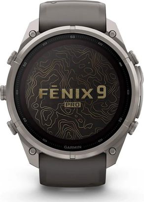 Смарт-часы Garmin Fenix 9 Pro Solar 51mm Titanium with Pebble Gray/Silver Gray Silicone Band (010-04339-05/06) - фото 2 Смарт-часы Garmin Fenix 9 Pro Solar 51mm Titanium with Pebble Gray/Silver Gray Silicone Band (010-04339-05/06) - фото 2