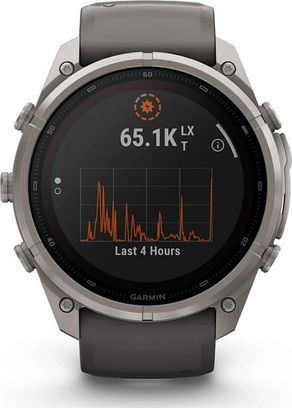 Смарт-часы Garmin Fenix 9 Pro Solar 51mm Titanium with Pebble Gray/Silver Gray Silicone Band (010-04339-05/06) - фото 3 Смарт-часы Garmin Fenix 9 Pro Solar 51mm Titanium with Pebble Gray/Silver Gray Silicone Band (010-04339-05/06) - фото 3