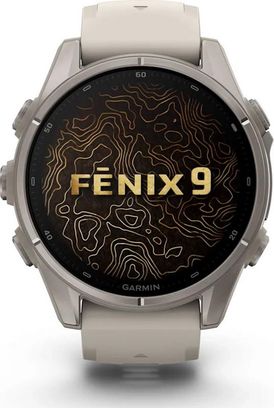 Смарт-часы Garmin Fenix 9 43mm Titanium with Fog Gray Silicone Band (010-04761-00/01) - фото 2 Смарт-часы Garmin Fenix 9 43mm Titanium with Fog Gray Silicone Band (010-04761-00/01) - фото 2