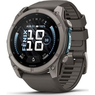 Смарт-годинник Garmin Fenix 9 51mm Titanium with Pebble Gray Silicone Band (010-04763-00/01) - фото 1 Смарт-годинник Garmin Fenix 9 51mm Titanium with Pebble Gray Silicone Band (010-04763-00/01) - фото 1