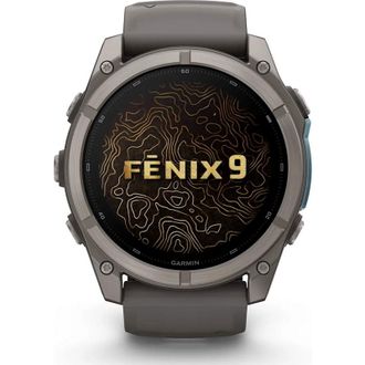 Смарт-годинник Garmin Fenix 9 51mm Titanium with Pebble Gray Silicone Band (010-04763-00/01) - фото 2 Смарт-годинник Garmin Fenix 9 51mm Titanium with Pebble Gray Silicone Band (010-04763-00/01) - фото 2
