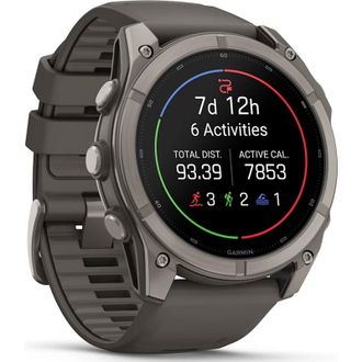 Смарт-годинник Garmin Fenix 9 51mm Titanium with Pebble Gray Silicone Band (010-04763-00/01) - фото 3 Смарт-годинник Garmin Fenix 9 51mm Titanium with Pebble Gray Silicone Band (010-04763-00/01) - фото 3