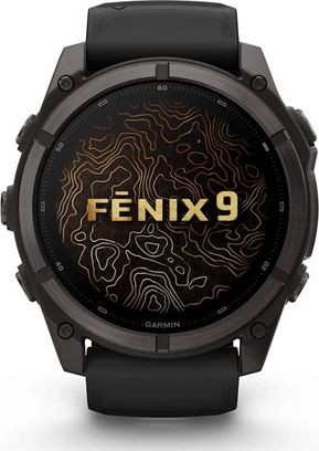 Смарт-часы Garmin Fenix 9 51mm Carbon Gray DLC Titanium with Black Silicone Band (010-04763-10/11) - фото 2