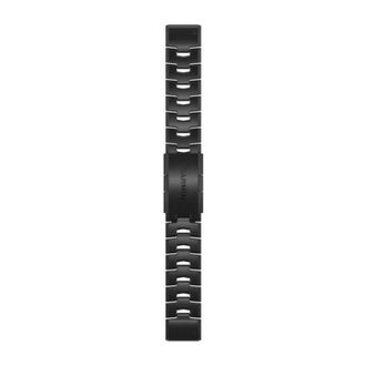 Ремешок Garmin QuickFit 22 Watch Bands Vented titanium bracelet Carbon grey DLC coating (010-12863-09) - фото 1