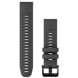 Ремешок Garmin QuickFit 22 Watch Bands Graphite Silicone (010-13280-09) - фото 1 Ремешок Garmin QuickFit 22 Watch Bands Graphite Silicone (010-13280-09) - фото 1