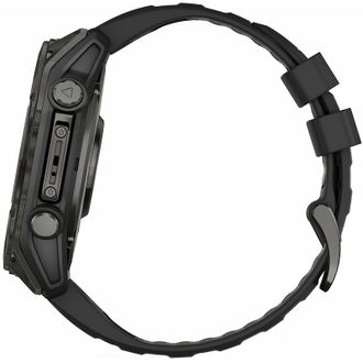 Смарт-годинник Garmin Fenix 8 Sapphire Solar Carbon Gray DLC Titanium (010-02907-10/11/70) UA - фото 3
