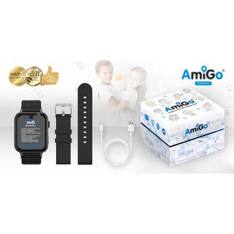 Детские смарт-часы AmiGo GO10S Pro Wifi Black (UA) - фото 2 Детские смарт-часы AmiGo GO10S Pro Wifi Black (UA) - фото 2
