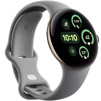 Смарт-часы Google Pixel Watch 3 LTE 41mm Gold Case/Hazel Band (JP) - фото 3 Смарт-часы Google Pixel Watch 3 LTE 41mm Gold Case/Hazel Band (JP) - фото 3