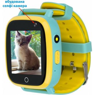 Дитячий годинник AmiGo GO001 iP67 Green-Yellow (UA) - фото 3 Дитячий годинник AmiGo GO001 iP67 Green-Yellow (UA) - фото 3