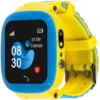 Детские часы AmiGo GO004 Splashproof Camera+LED Glory Blue-Yellow (UA) - фото 1