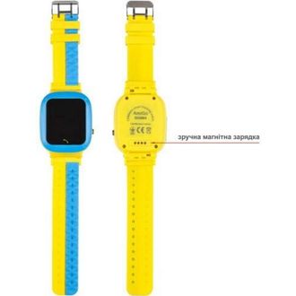 Детские часы AmiGo GO004 Splashproof Camera+LED Glory Blue-Yellow (UA) - фото 4