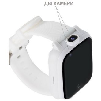 Дитячий смарт-годинник AmiGo GO006 GPS 4G WIFI VIDEOCALL White (UA) - фото 4