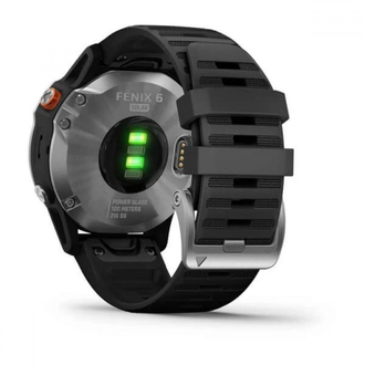 Смарт-часы Garmin Fenix 6 Solar Silver with black band (010-02410-00) - фото 3 Смарт-часы Garmin Fenix 6 Solar Silver with black band (010-02410-00) - фото 3
