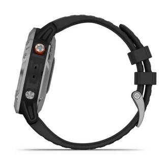 Смарт-часы Garmin Fenix 6 Solar Silver with black band (010-02410-00) - фото 4 Смарт-часы Garmin Fenix 6 Solar Silver with black band (010-02410-00) - фото 4