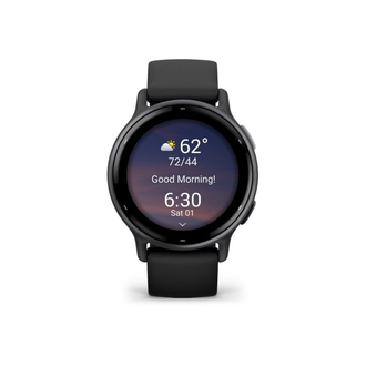 Смарт-годинник Garmin vivoactive 5 Slate Aluminum Bezel with Black Case and Silicone Band (010-02862-10/50) - фото 5