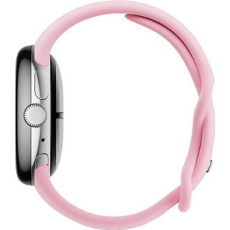 Смарт-часы Google Pixel Watch 3 41 mm LTE Polished Silver Aluminum Case/Rose Quartz Active Band - фото 2