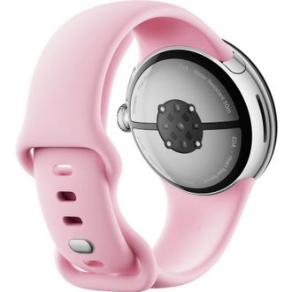 Смарт-часы Google Pixel Watch 3 41 mm LTE Polished Silver Aluminum Case/Rose Quartz Active Band - фото 3