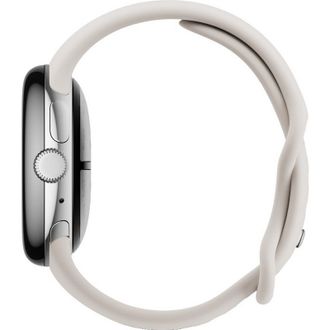 Смарт-часы Google Pixel Watch 3 41 mm Wi-Fi Polished Silver Aluminum Case/Porcelain Active Band - фото 4