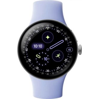 Смарт-годинник Google Pixel Watch 4 41mm Wi-Fi Polished Silver Aluminum case / Iris Active Band - фото 2