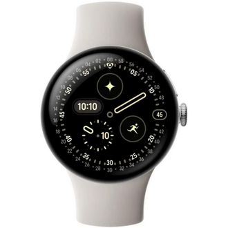 Смарт-часы Google Pixel Watch 4 41mm Wi-Fi Polished Silver Aluminum case / Porcelain Active Band (JP) - фото 2