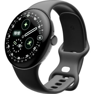Смарт-годинник Google Pixel Watch 4 45mm Wi-Fi Matte Black Aluminum case / Obsidian Active Band (GA09962-EU) - фото 1