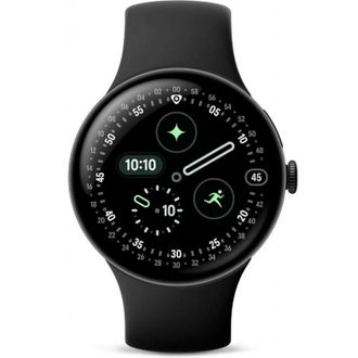 Смарт-годинник Google Pixel Watch 4 45mm Wi-Fi Matte Black Aluminum case / Obsidian Active Band (GA09962-EU) - фото 2