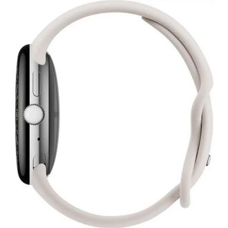 Смарт-годинник Google Pixel Watch 4 45mm WI-FI Polished Silver Aluminum case / Porcelain Active Band (JP) - фото 3