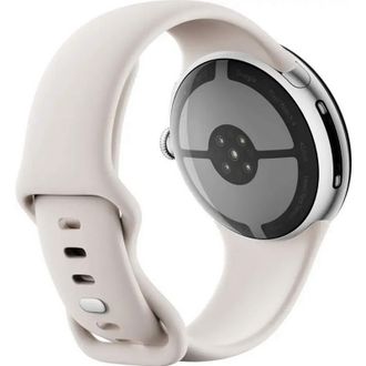 Смарт-годинник Google Pixel Watch 4 45mm WI-FI Polished Silver Aluminum case / Porcelain Active Band (JP) - фото 4