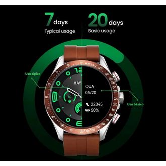 Смарт-часы Haylou Solar Pro LS18 Brown - фото 3 Смарт-часы Haylou Solar Pro LS18 Brown - фото 3