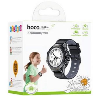Дитячий смарт-годинник Hoco Y107 4G Black - фото 5