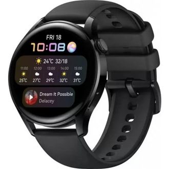 Смарт-часы HUAWEI Watch GT 3 42mm Black (55027152) - фото 1