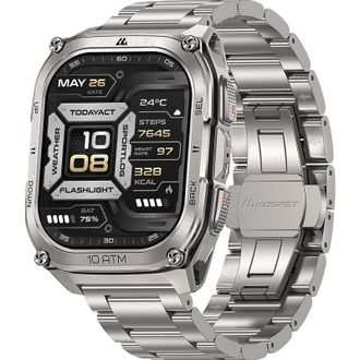 Смарт-часы Kospet Tank M4 SE Silver (UA) - фото 1 Смарт-часы Kospet Tank M4 SE Silver (UA) - фото 1