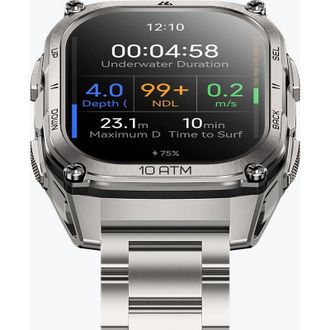 Смарт-часы Kospet Tank M4 SE Silver (UA) - фото 4 Смарт-часы Kospet Tank M4 SE Silver (UA) - фото 4