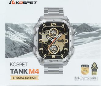 Смарт-часы Kospet Tank M4 SE Silver (UA) - фото 7 Смарт-часы Kospet Tank M4 SE Silver (UA) - фото 7