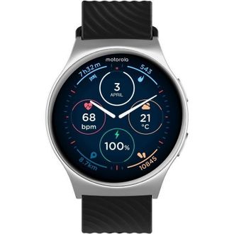 Смарт-часы Motorola Moto Watch 120 Silver - фото 2 Смарт-часы Motorola Moto Watch 120 Silver - фото 2