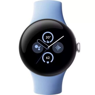 Смарт-часы Google Pixel Watch 2 LTE Polished Silver Aluminum Case / Bay Active Band - фото 2