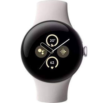 Смарт-часы Google Pixel Watch 2 LTE Polished Silver Aluminum Case / Porcelain Active Band - фото 2