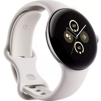 Смарт-часы Google Pixel Watch 2 LTE Polished Silver Aluminum Case / Porcelain Active Band - фото 3