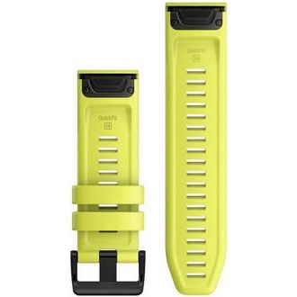 Ремешок Garmin для Fenix 6x 26mm QuickFit Amp Yellow Silicone bands (010-12864-04) - фото 2