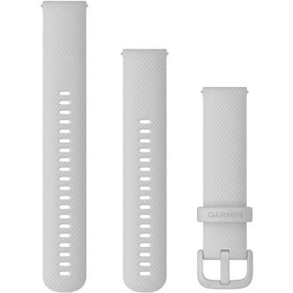Ремінець Garmin Quick Release Vivomove 3 Band 20mm, Silicone Band, Grey/Sliver (010-12924-00) - фото 1